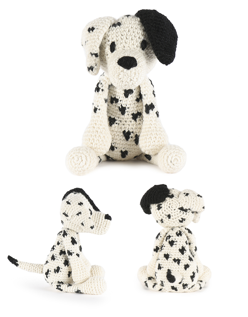 toft mark the Dalmatian amigurumi crochet animal